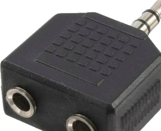 Logilink Ca1002 3.5Mm 2X3.5Mm Sort