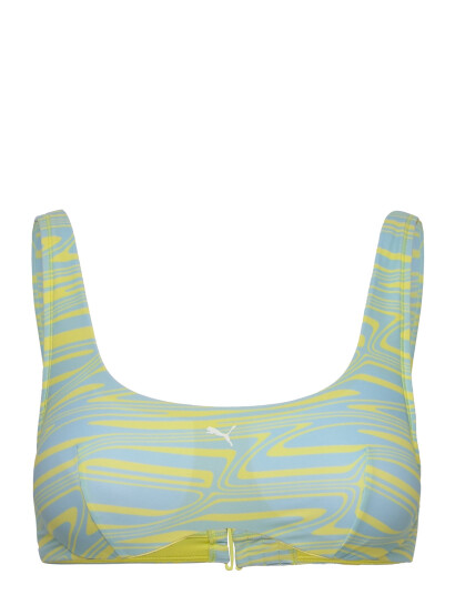 Puma Swim Puma Swim Women Printed Scoop Top 1P - Green - S