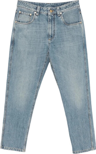 Brunello Cucinelli Dame Jeans Blå M,