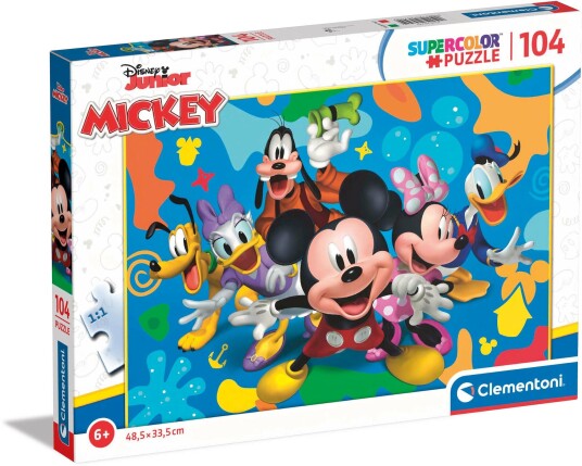 Clementoni Puzzle Disney - Mickey and Friends 104st. Gulv