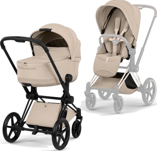 Cybex Priam Style Collection Matt Black/Cozy Beige