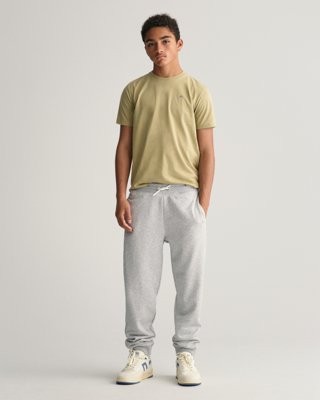 Gant Teens Shield joggebukser LIGHT GREY MELANGE 146/152 Gant Teens Shield joggebukser LIGHT GREY MELANGE 146/152