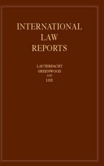 International Law Reports