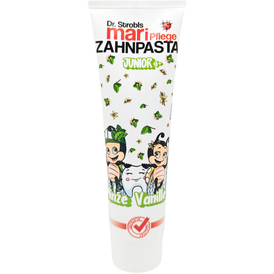 Barnetannkrem DR. STROBLS Junior Vanilje & Mint 100 ml.