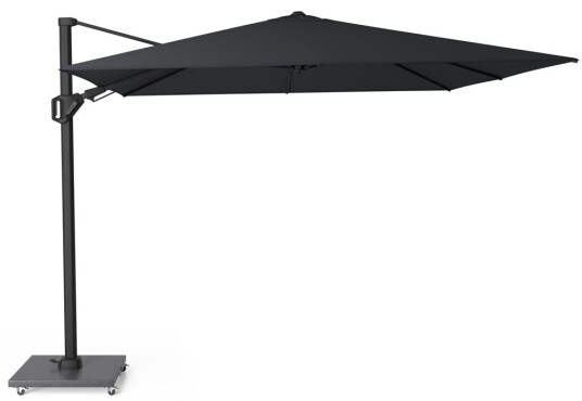Platinum Challenger T2 parasoll Svart/svart exkl. parasollfot 3 x 3 m Svart