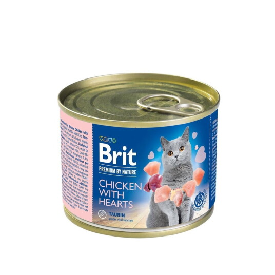 Brit Premium By Nature Cat Chicken With Heart 200 G