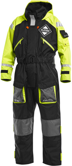 Fladen Flytedress 845xy Sort/Gul Unisex Fladen Flytedress 845xy Sort/Gul Unisex