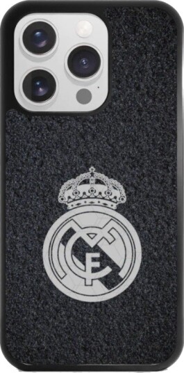 Phonecases3D iPhone 15 Pro Real Madrid 3D mobildeksel, svart