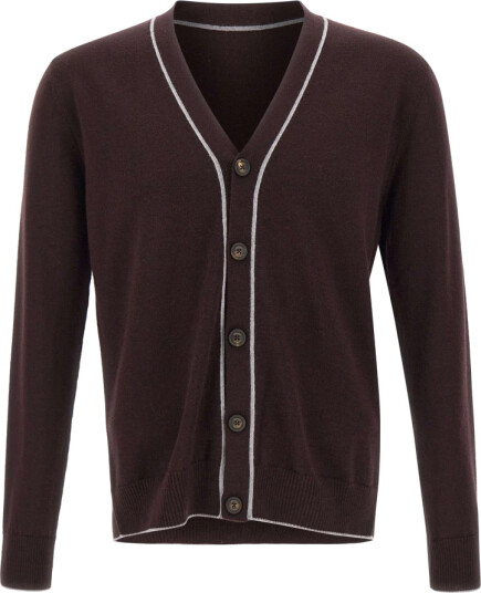 Eleventy Herre Strikkevarer Brun 2XL,