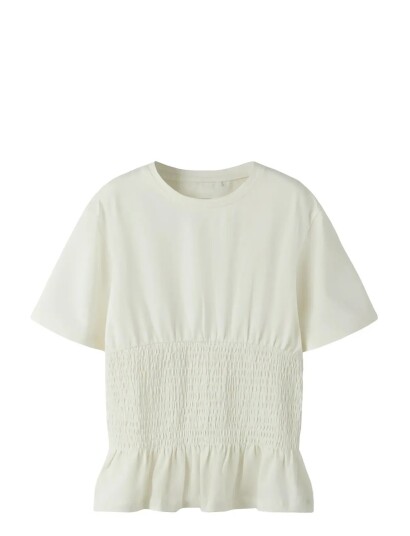 Name It Nkfsilly Ss Top   Cream   158 164