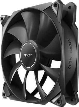 Antec Storm T3 140_3Pks Vifte 14cm 600 Rpm 1500 Rpm Sort