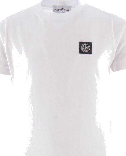 Stone Island T skjorte Hvit Stone Island 8 år 128 T skjorte