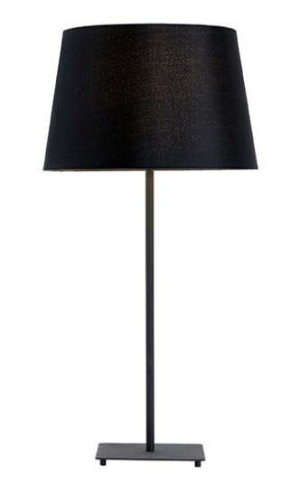 Ms Belysning Tommy Bordlampe E27 m/Skjerm Sort Ms Belysning Tommy Bordlampe E27 m/Skjerm Sort
