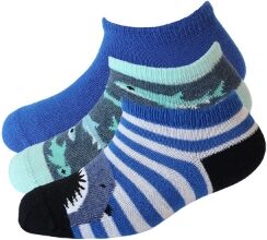 Safa Trippe Ankelsokker 3 Par Assortert 36-40