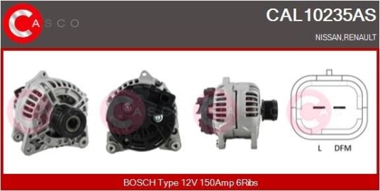 Dynamo CASCO CAL10235AS Dynamo CASCO CAL10235AS