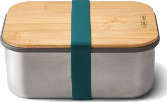 Black+Blum Stainless Steel Sandwich Box, Steel-Ocean, L