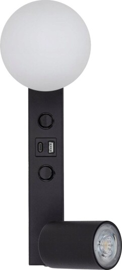 Tk Lighting Lamp Wall Voxgu10 10W + G9 8W Vegglampe