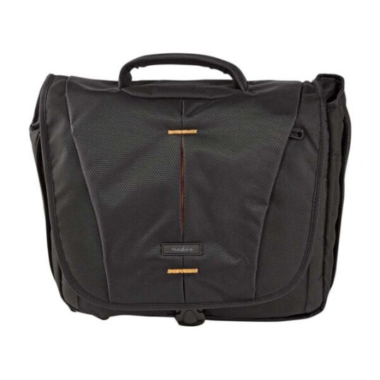 NEDIS KAMERAVESKE AG230 3 LOMMER SORT/ORANSJE NEDIS KAMERAVESKE AG230 3 LOMMER SORT/ORANSJE