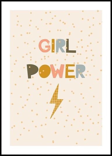 Girl Power Plakat Plakat / 40x50cm