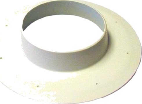LOFTROSSETT MED KRAGE 110 MM white