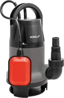 Dedra 900W Nedsenkbar Plastpumpe For Rent Og Skittent Vann Ded8843 Dedra 900W Nedsenkbar Plastpumpe For Rent Og Skittent Vann Ded8843