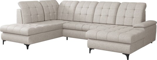 Enzo Sovesofa med Sjeselong og Dobbel Sjeselong 4 seter   Beige