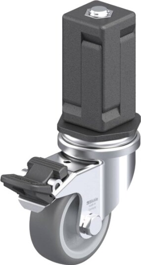 Blickle 847768 Lra-Tpa 50G-Fi-Ev05 Styrehjul Med Brems Hjuldiameter 50 Mm Bæreevne (Maks.) 50 Kg 1 Stk.