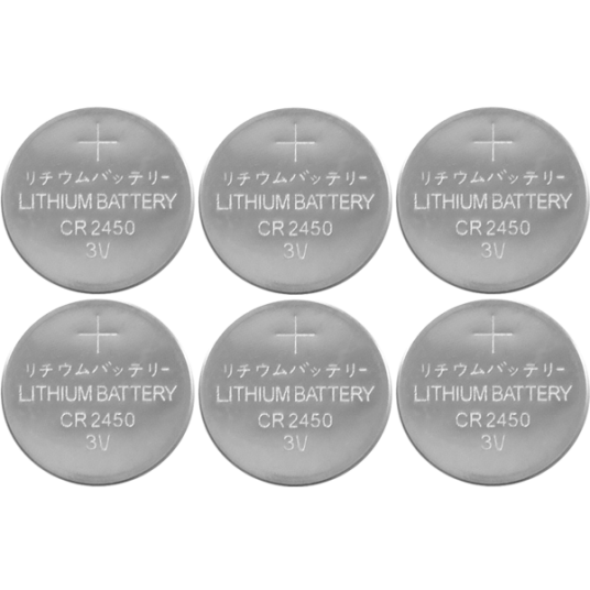 CR2450 Batterier 6 pk