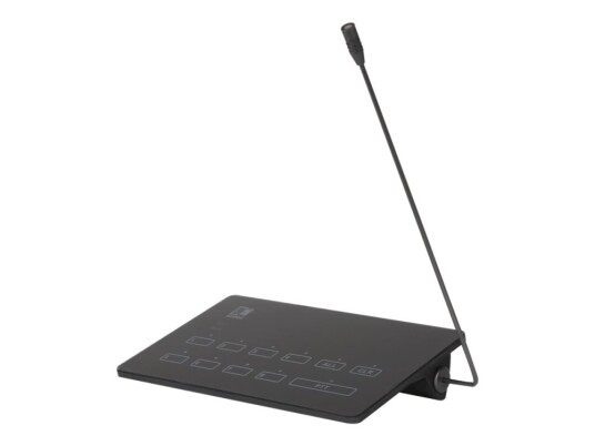 Audac Surfacetouch Mpx88 - Mikrofon - Rj-45 - Sort, Ral 9004