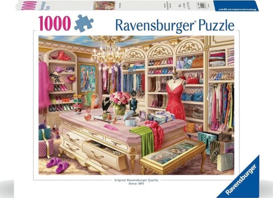 Ravensburger Puslespill 1000 Brikker Det ettertraktede skapet Ravensburger Puslespill 1000 Brikker Det ettertraktede skapet