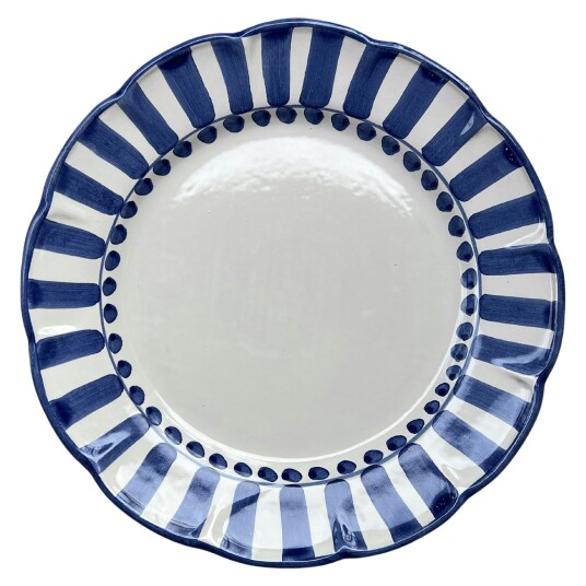 Piccola Home Riviera Middagstallerken 26 cm Blå