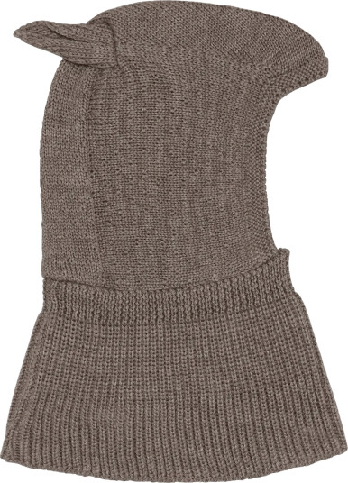 Huttelihut Balaclava Ears Wool Knit - Grey - 48\6-12M