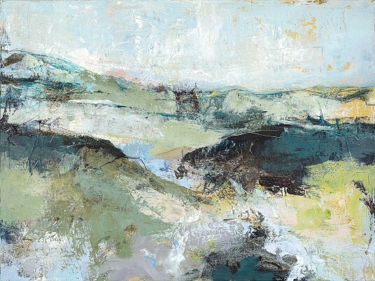 MalerifabrikkenGreen Mountain / Blandet maleri / 120 X 90 cmGrønnBilder & skilt