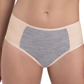 Anita Truser Sports High Waist Panty Plus Rosa/Grå 38 Dame