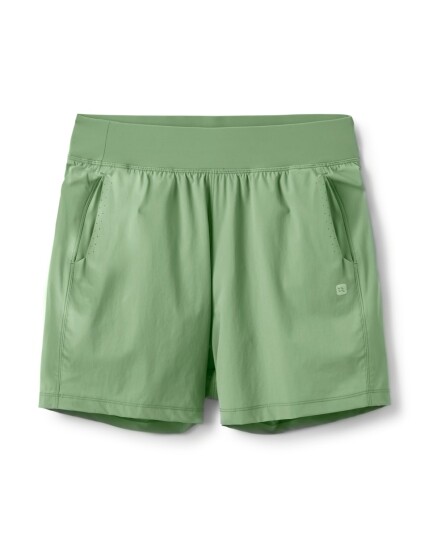 Rab Momentum Shorts Wmns Dark Fig Green L