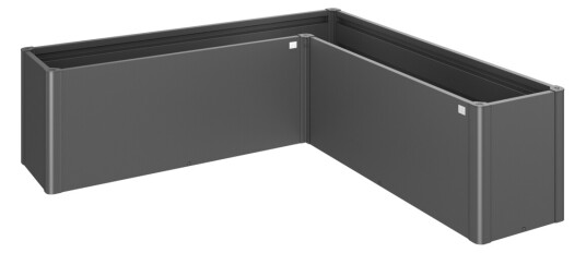 BIOHORT HØYBED BELVEDERE MIDI L200 MØRK GRÅ METALLIC BIOHORT HØYBED BELVEDERE MIDI L200 MØRK GRÅ METALLIC