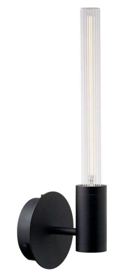 Design By Us Liberty Single Vegglampe Black
