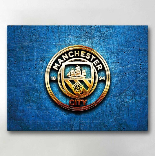Lerretsbilde / Bilde - Manchester City - 40x30 cm - Lerret Lerretsbilde / Bilde - Manchester City - 40x30 cm - Lerret