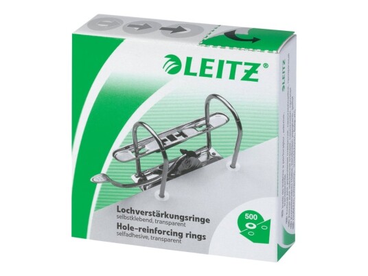 Leitz Forsterkningsring Transparent Hvit En Pakke 500 Leitz Forsterkningsring Transparent Hvit En Pakke 500
