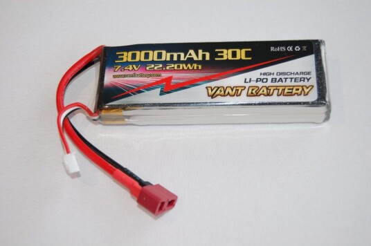 Vant 7.4V 3000302 3000mAh 30C Deans XH