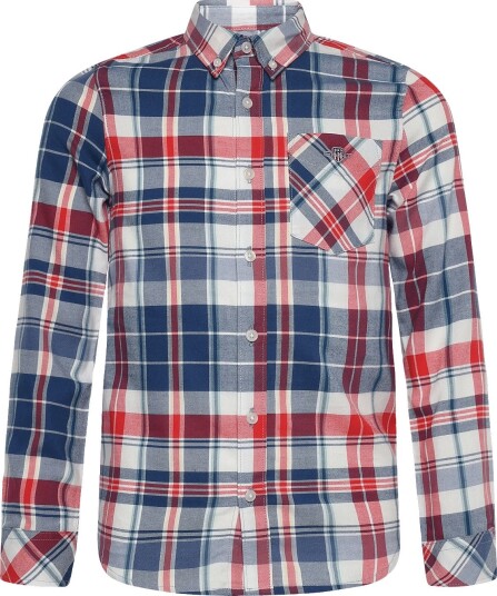 Gant Kids Seasonal Check Shirt FADED DENIM 122