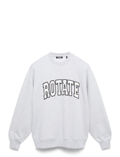 ROTATE Birger Christensen Heavy Sweat Crewneck - Grey - S