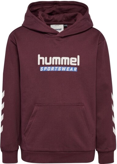 Hummel JR Logo hettegenser til barn, Vineyard Wine (104) 104