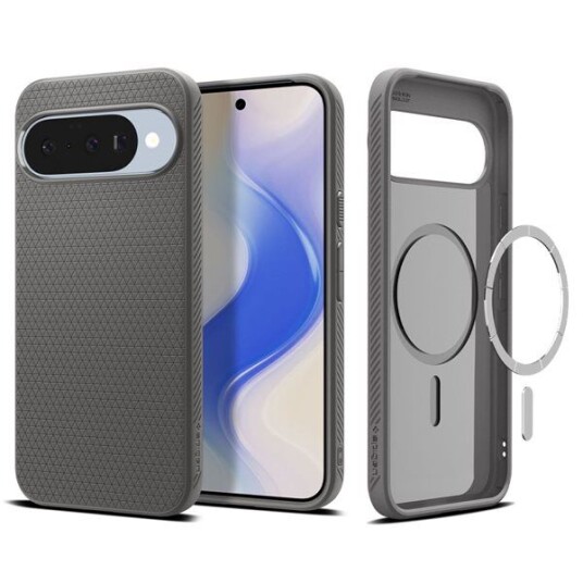 Spigen Liquid Air MagSafe Mobildeksel for Google Pixel 10 Pro / 10 - Marmorgrå