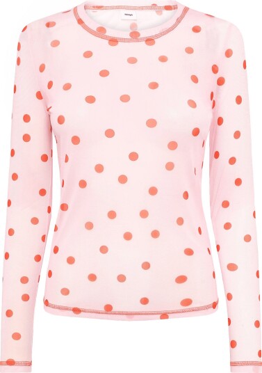 Nümph Nusine Mesh Blouse Pink M Nümph Nusine Mesh Blouse Pink M