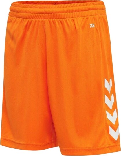Hummel Fotballshorts Core   Oransje/hvit Barn størrelse 140 cm