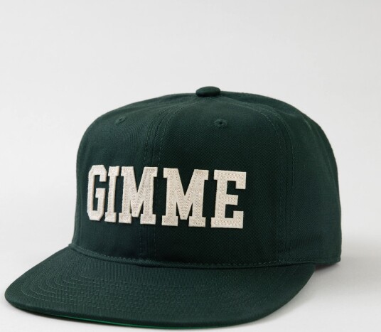 The Gimme Tour Cap Felt Vintage Fit Grønn Capser Green The Gimme Tour Cap Felt Vintage Fit Grønn Capser Green