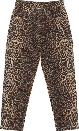 The New Feather Gray AOP TNPanya Mom Fit Jeans 5 6 år