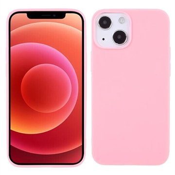 Mot Fingeravtrykk Matte iPhone 13 Mini TPU-deksel Rosa