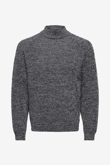 Only & Sons Genser onsFelip Life Reg 5 Twist High Neck Blå